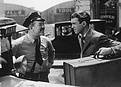 Ward Bond and James Stewart in "It's a Wonderful Life"
