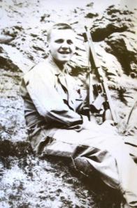 Walter A.L. King in training for D-Day